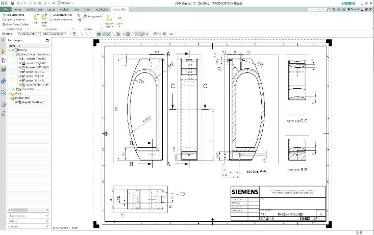 Xuất bản vẽ trong phần mềm NX