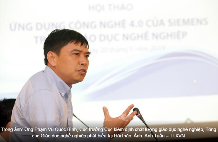 Ông Phạm Vũ Quốc Bình phát biểu tại hội thảo