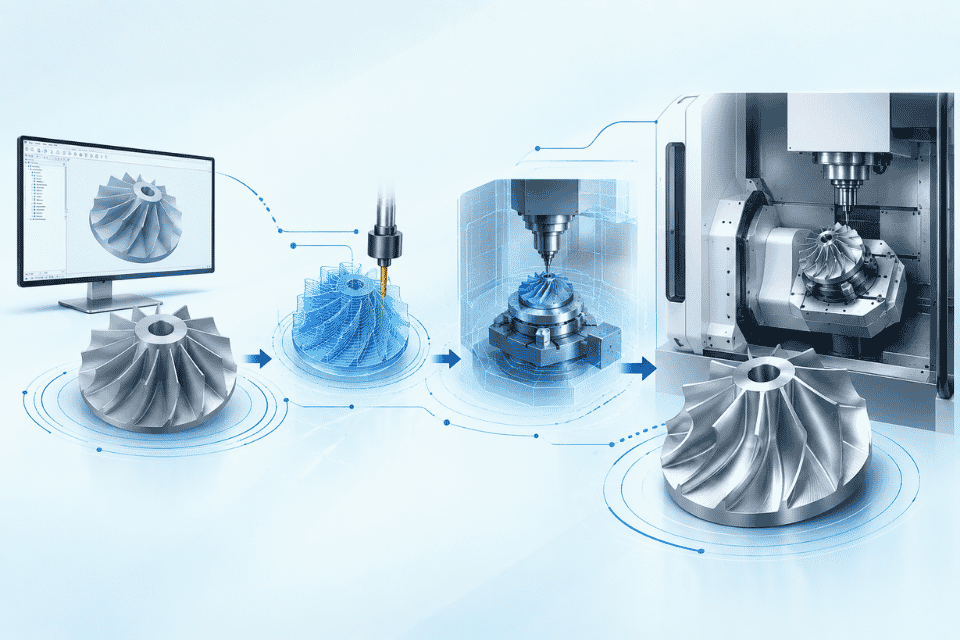 Quy trình tích hợp NX CAD NX CAM và gia công CNC