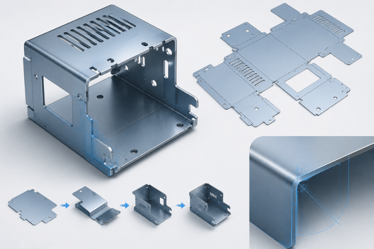 NX Sheet Metal thiết kế và trải phôi kim loại tấm