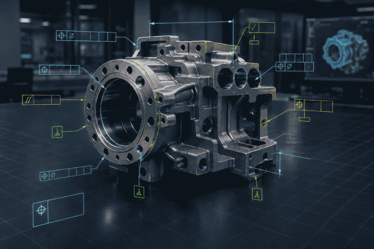 NX PMI gán thông tin kỹ thuật trực tiếp trên mô hình 3D