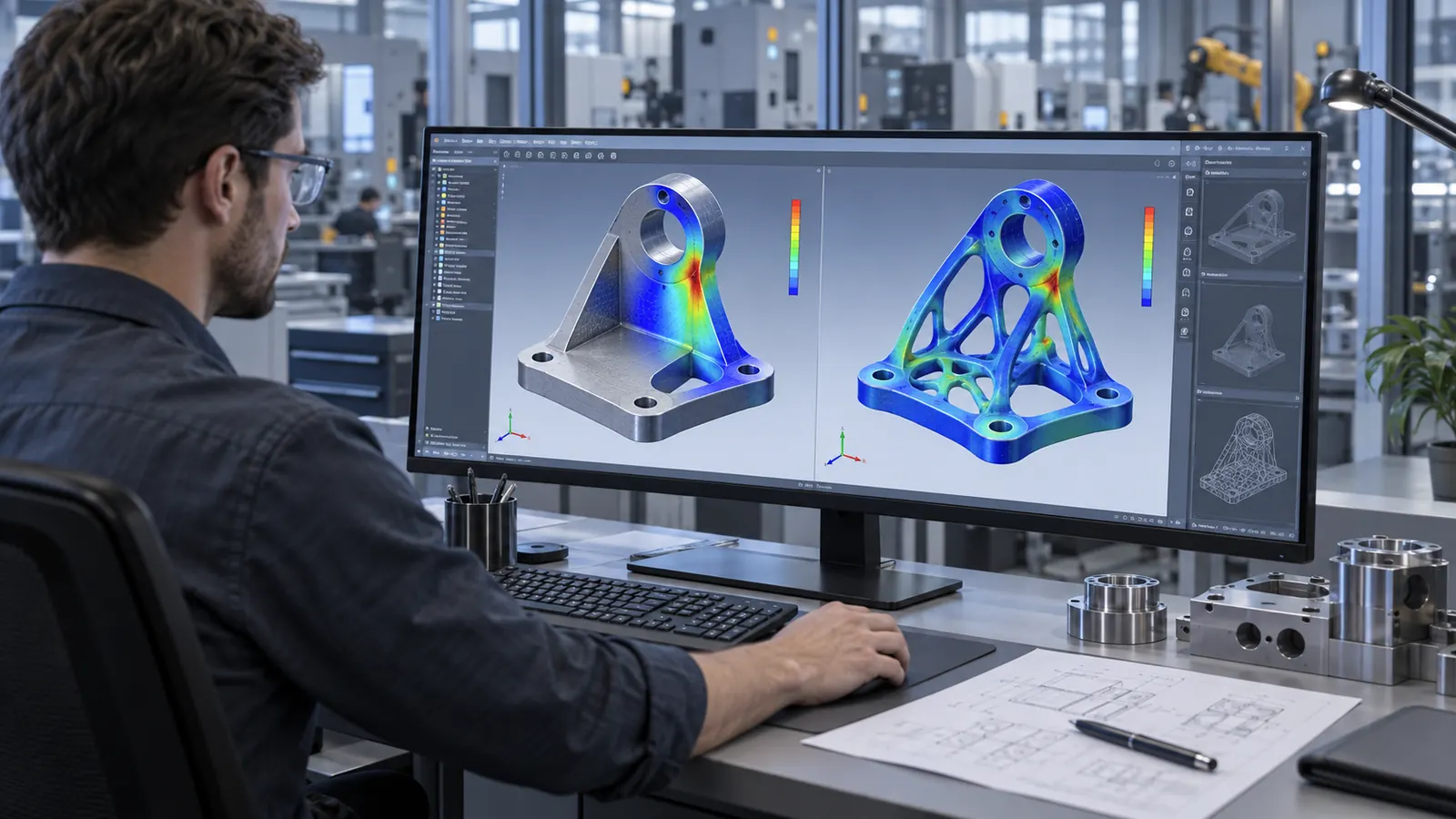 Simcenter Inspire tối ưu topology và thiết kế sản phẩm