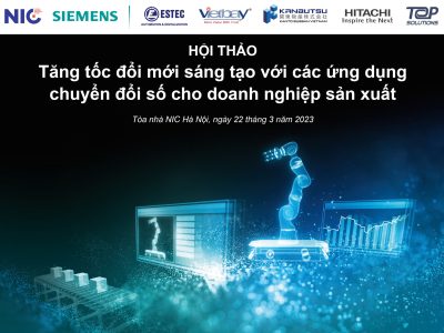 HỘI THẢO “THÚC ĐẨY ĐỔI MỚI SÁNG TẠO THÔNG QUA CÁC ỨNG DỤNG CHUYỂN ĐỔI SỐ CHO DOANH NGHIỆP SẢN XUẤT”