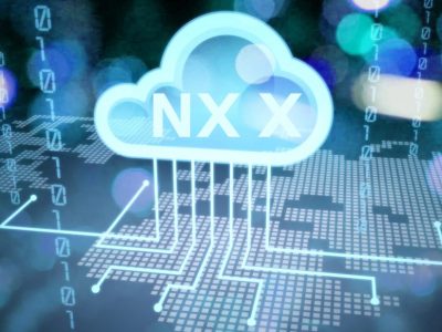 Cloud service icon with options and devices