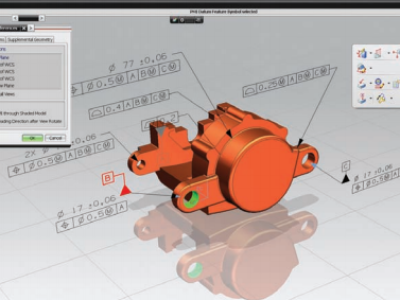 ghi kích thước 3D trên phần mềm NX