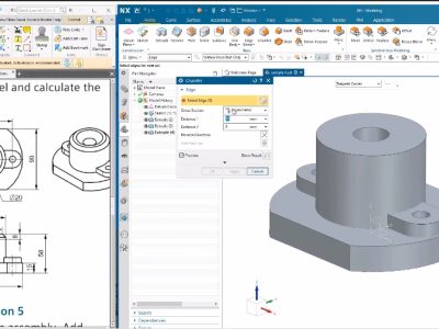 Review mẫu câu hỏi 4 trong đề thi của chứng chỉ NX CAD